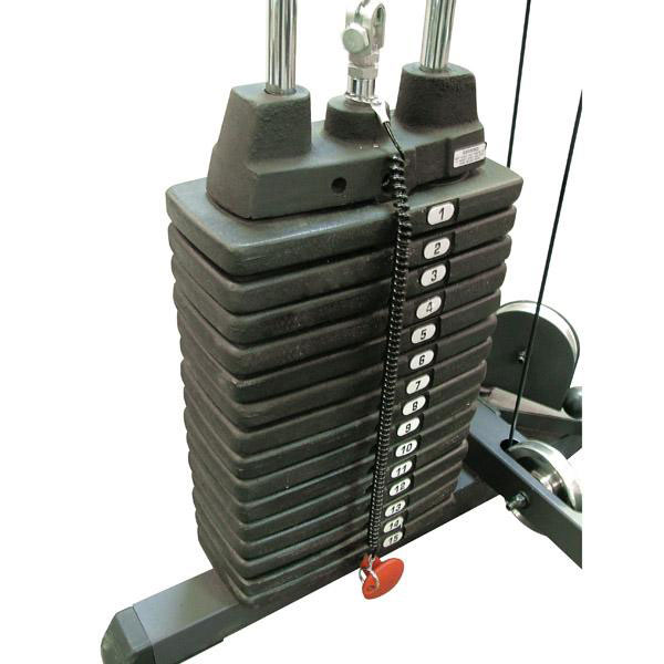 SP150: 150 fontos (68 kg) ráépíthető lapsúlyos rendszer oszloponként